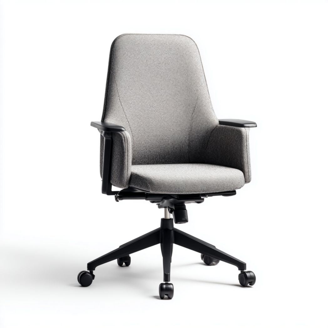 Bureau stoel van stof voor kantoor of thuis - 60 x 60 x 100